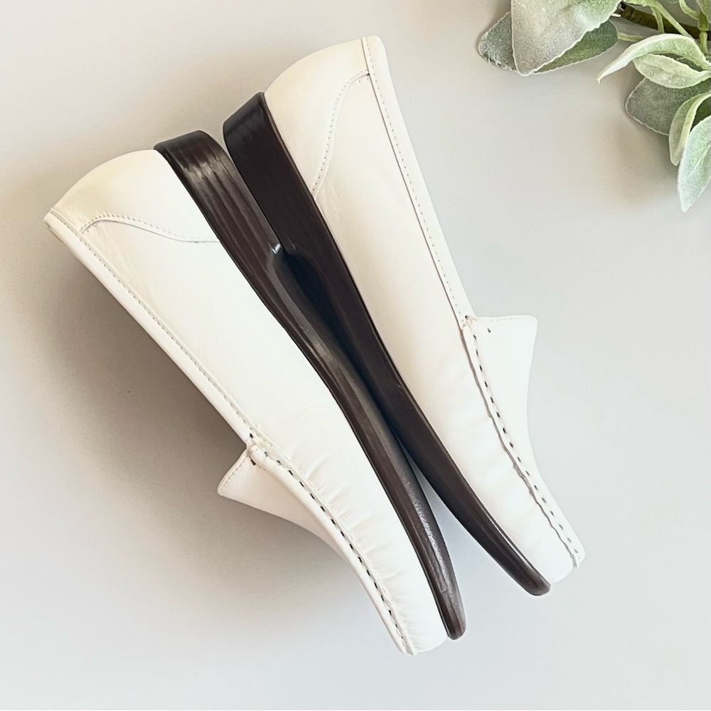 SAS San Antonio Shoemaker Simplify Slip On Loafer Comfortable White Size: 7 New - Picture 3 of 13